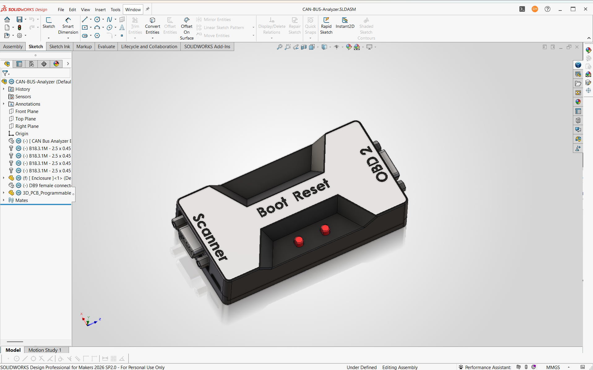 CAN Bus Module 3D model