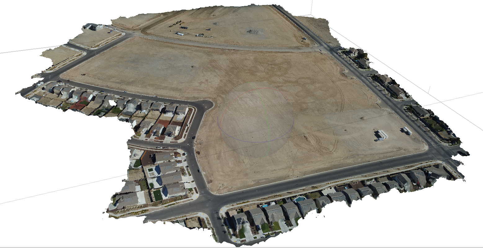 Construction site photogrammetry preview