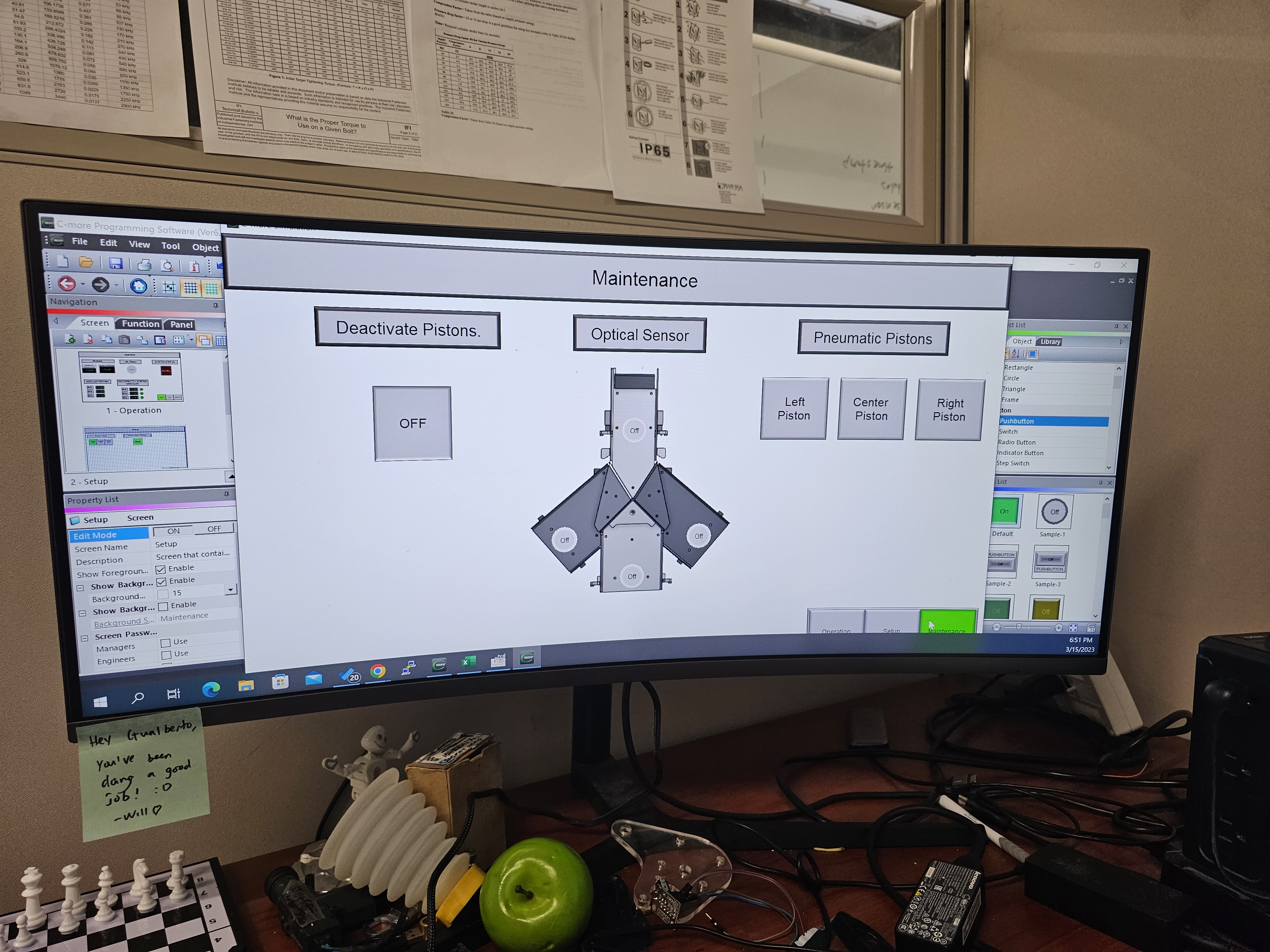 Module sortation project system