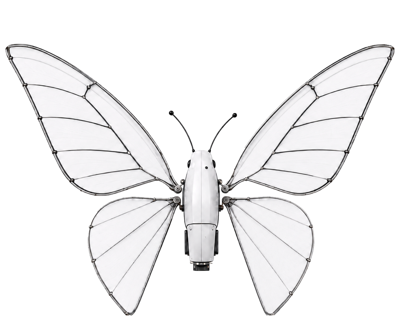 Mechanical butterfly illustration