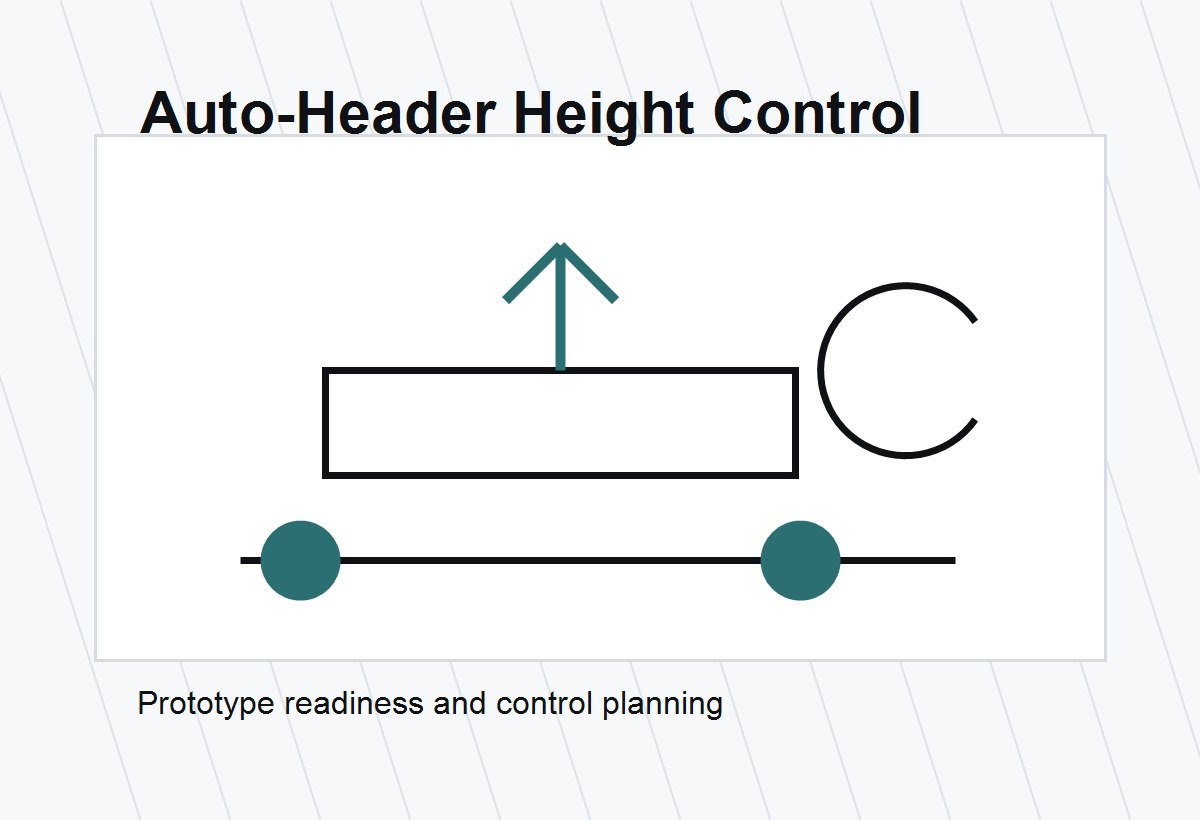 Auto-Header Height Control System testing image