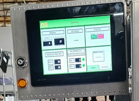 Module sortation operator control panel